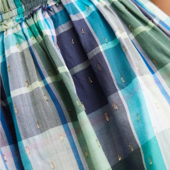 AERIE  Plaid Ruffle Mini Dress size small - Picture 6 of 11